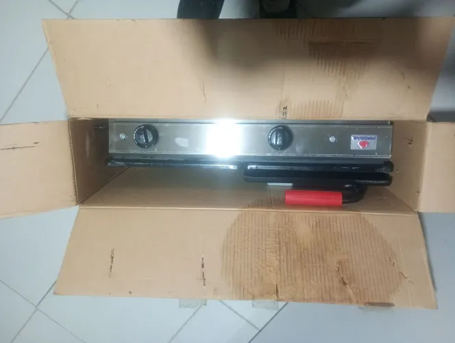 Chapa Lanches com prensa - NOVA NA CAIXA