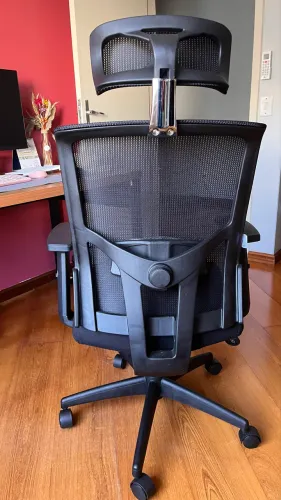 Cadeira Para Escritório Presidente Giratória Ergonômica ANM312 P
