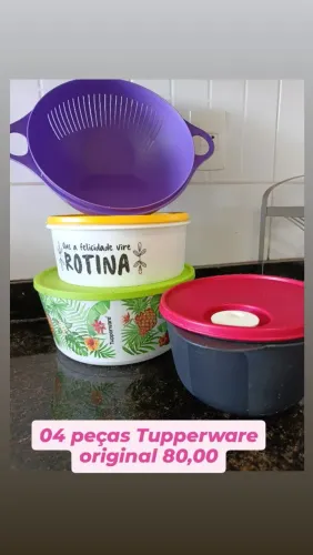 Conjunto de tuperware