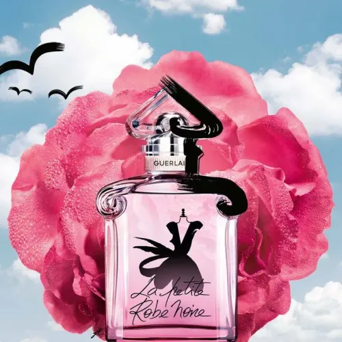 Lá petit robe noir rose cherry guerlain 50ml