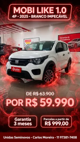 Fiat Mobi Like 1.0 Fire Flex 5P. 2025