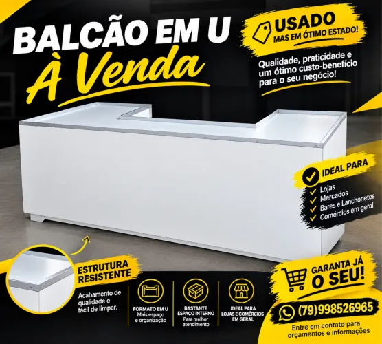 Vende-se balcão para loja