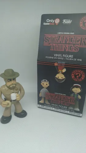 Stranger Things Jim Hopper Mystery Minis Blind Miniature Figure Figura de ação
