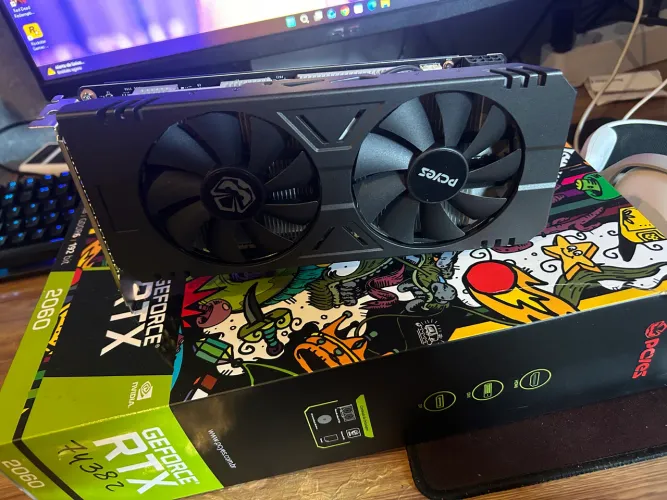 Placa de Vídeo RTX 2060 6GB GDDR6 192 bit