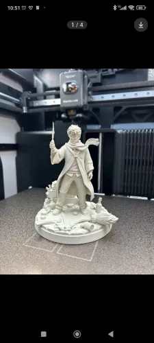 Miniatura Harry Potter Impressa em 3D (Alta Qualidade) - Colecionável