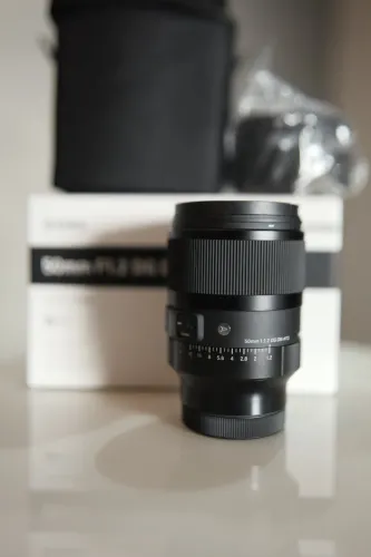 Lente LUMIX 50mm 1.2 mount L Sigma