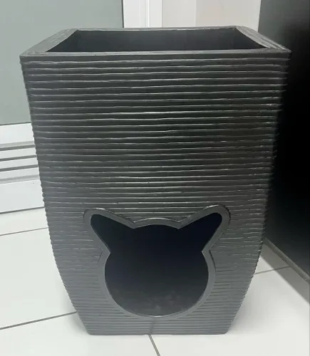 Vaso com toca para pet