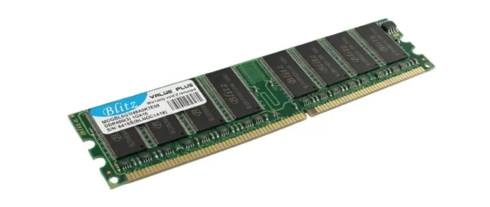 Memória RAM 1GB DDR 400MHz PC3200 Blitz