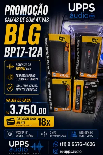 Caixa ativa 12 polegadas BLG bp17-12a