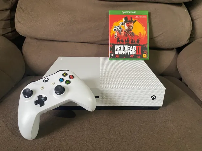 Xbox One S 1 Tera + Controle + Jogos
