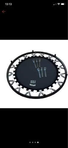 Jump cama elastica profissional 170 kilos preto