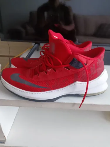 Nike Air Max Infuriate 2 MID, tamanho 45, vermelho