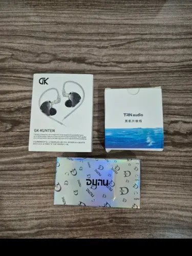 GK Kunten + Cabo TRN Redchain + Ponteiras Dunu S&S