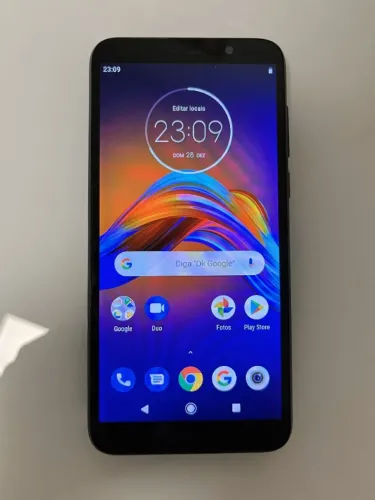 Motorola Moto E6 Play 32GB Preto - Ótimo Estado!