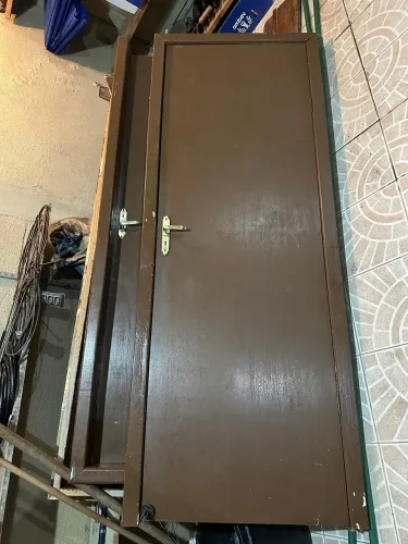 Conjunto de 3 portas de madeira semioca usadas