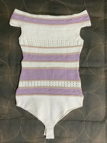 BODY TRICÔ FEMININO