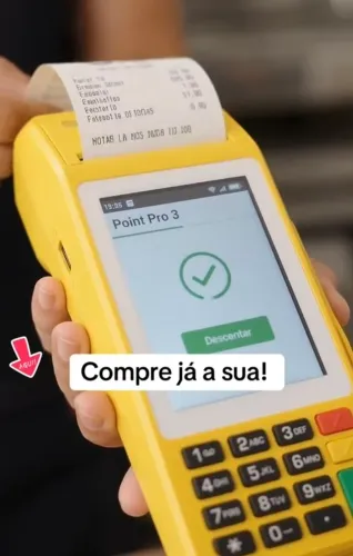 Maquninha de cartão Point pro 3 mercado pago pronta entrega SARANDI