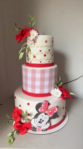 Bolo cenográfico - Minnie