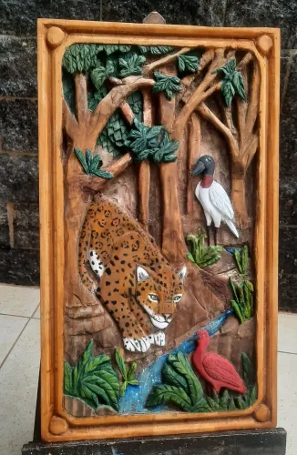 Quadro rustico em madeira
