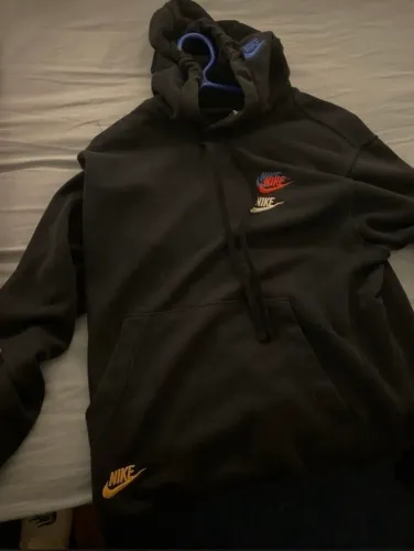 moletom nike swoosh preto p