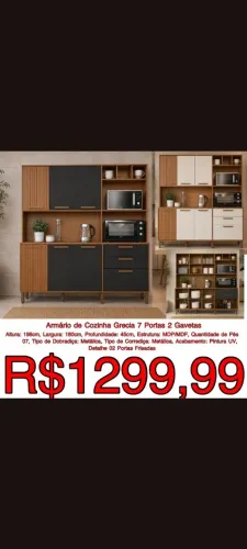 Armário de Cozinha Grecia