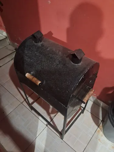 Churrasqueira a bafo vendo ou troco por bicicleta aro 20 masculino 