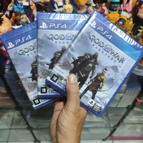 Jogo PS4 God Of War Ragnarok Mídia Física LACRADO - Aceito Olxpay e Faço Envio