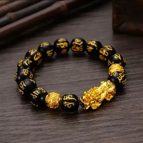 Pulseira feng shui sorte riqueza prosperidade