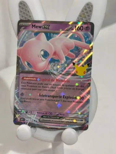 CARTA MEW EX POKÉMON