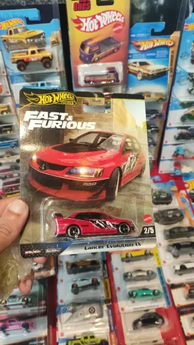 Miniatura Mitsubishi Lancer Evolution IX - Velozes e Furiosos - Hot Wheels Premium