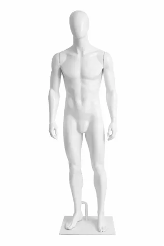 manequim masculino bombado cabeça de ovo em fibra novo