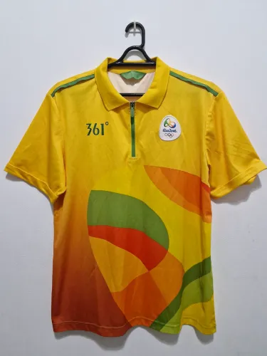 Camisa Olimpíadas Rio 2016 Amarela