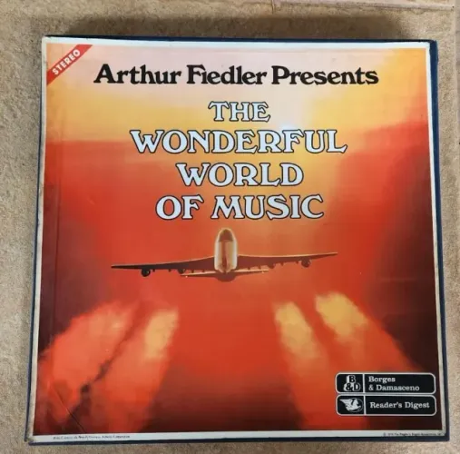 Disco de vinil LP The wonderful world of music Arthur Fiedler Presents