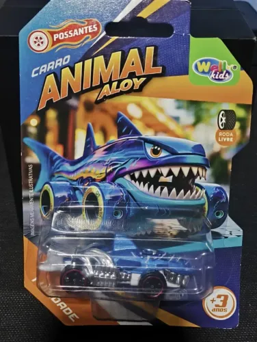 CARRINHO WELL KIDS - TUBARÃO AZUL 