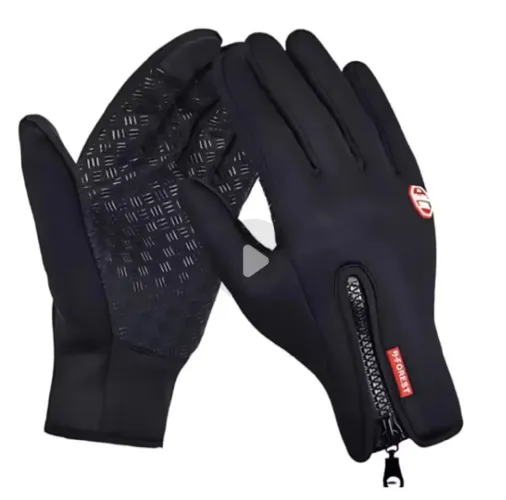 Luva para Motoqueiro Bike Touch Ciclismo Motoboy Resistente Água