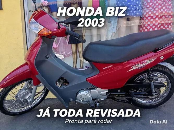 Vendo biz 100 cilindradas IPVA pago sem multa pronto para transferir veículo revisado