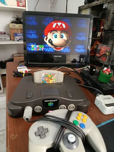 Nintendo 64 americano NTSC original zerado ideal para RGB