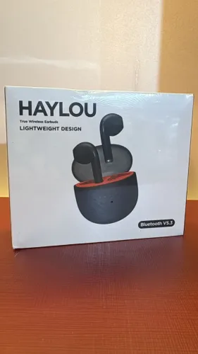 Fone de ouvido haylou x1 bt v5.3 preto novo lacrado com garantia 