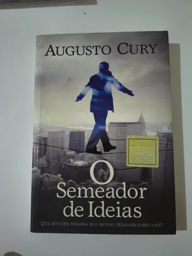 Livro Usado - O Semeador de Ideias Augusto Cury - Livros AutoAjuda - Livros Espírita