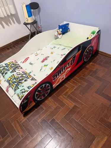 Cama infantil de carro c/ colchão