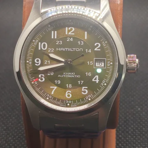 Relógio - Hamilton - Khaki Field - Novo - Verde - 40 mm - Lacrado - 10x sem juros