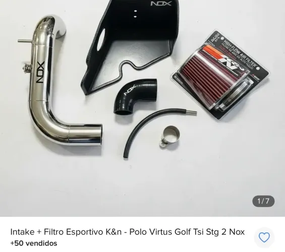 Filtro esportivo K&N intake 