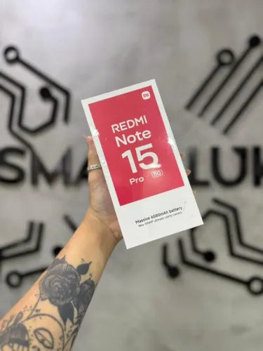 Redmi Note 15 Pro 5G Black - 256GB/8RAM (NOTA + GARANTIA)