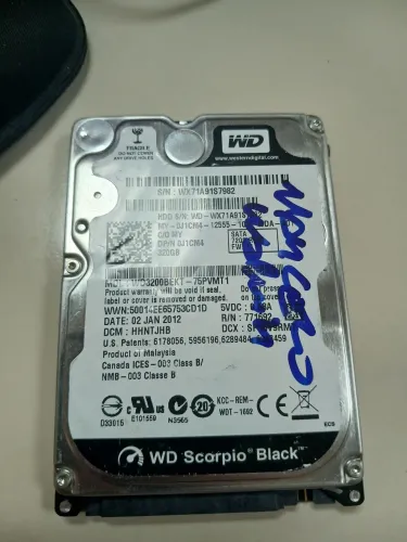 HD 320GB notebook 2,5