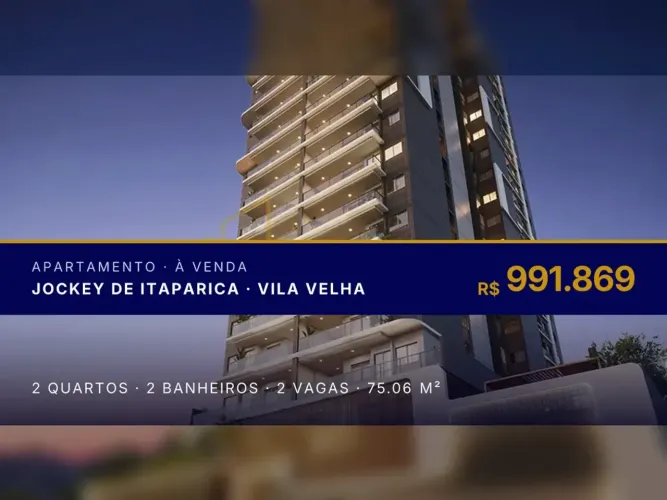 Linda opção no Jockey de Itaparica Apartamento com Acabamento Moderno!