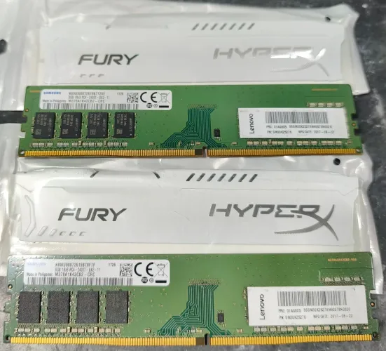 Par de memória Ram DDR4 8gb 2400hz
