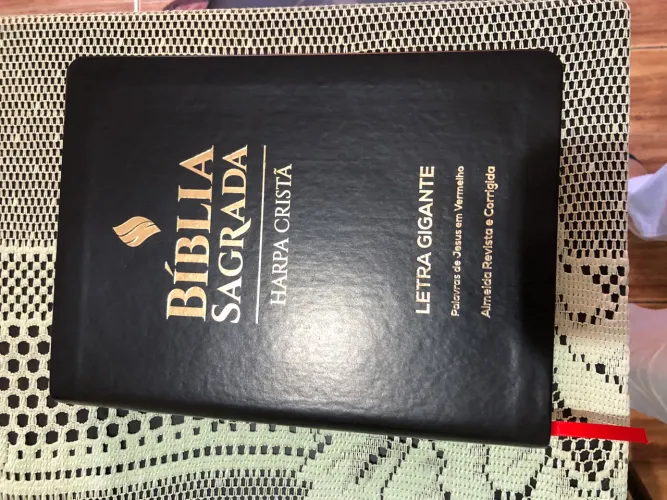 BÍBLIA SAGRADA HARPA CRISTÃ LETRA GIGANTE