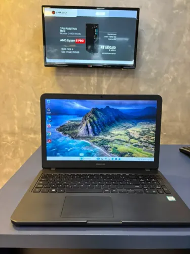 Notebook Samsung com placa de video, core i7 8ª geração, 8gb, SSD 128gb