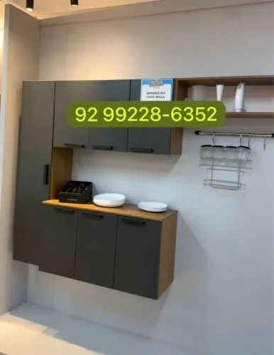 Armário de cozinha suspenso a pronta entrega
