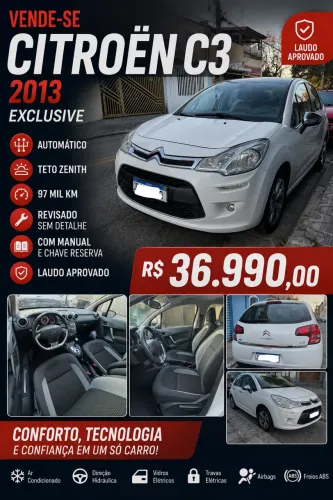 Citroen C3 Excl. 1.6 VTI Flex Start 16V 5P Aut. 2013